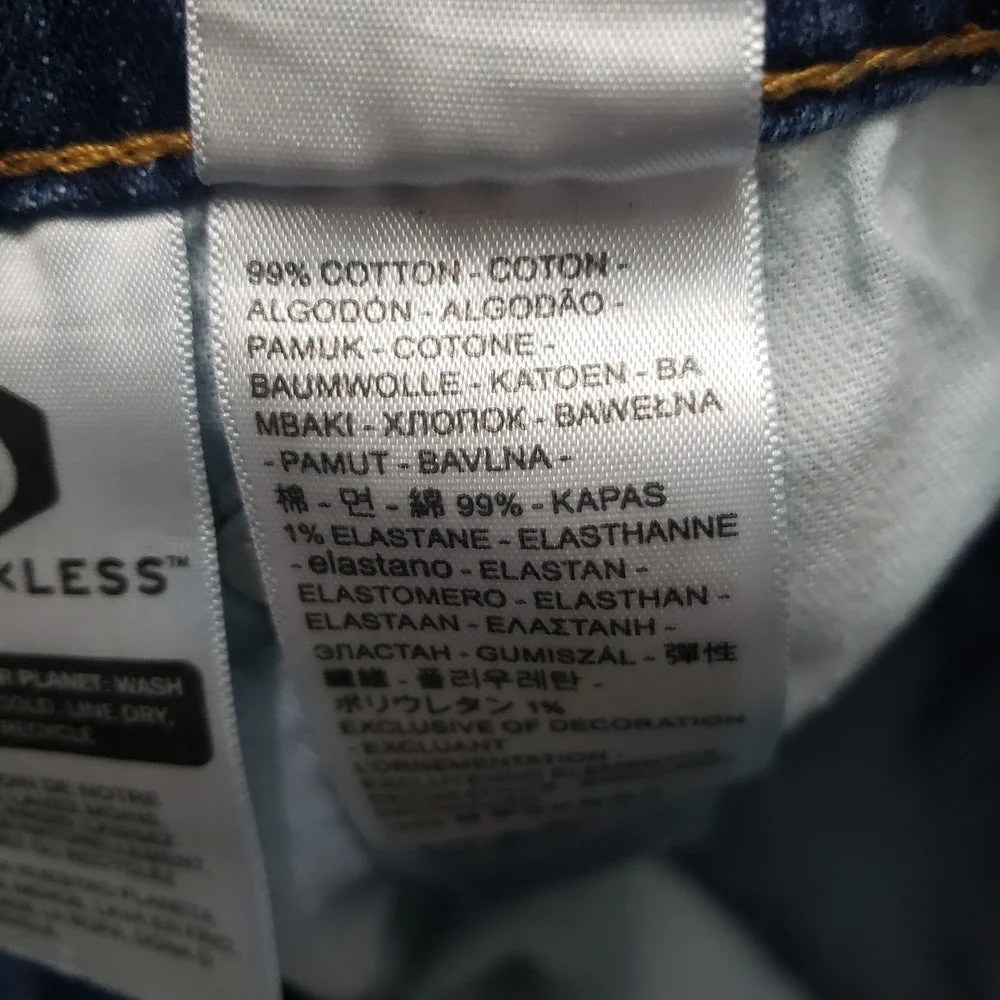 Levi's 505 Jeans Mens 33x34 Blue Straight Leg Denim Medium Wash Workwear